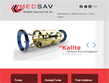 Tablet Screenshot of medsav.com.tr